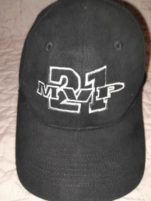 San Antonio Spurs Tim Duncan Cap Hat The Big Fundamental 21 MVP '02'03 NBA Champ - Thumbnail 2