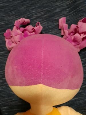 LalaLoopsy Build-A-Bear BABW 20” Peanut Big Top Doll Toy Plush Curls Stripe Legs - Thumbnail 5
