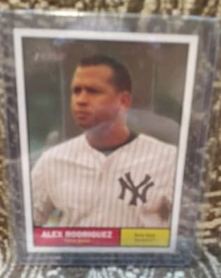 2010 Topps Heritage Alex Rodriguez Yankees #19 A-Rod MLB Card - Image 1