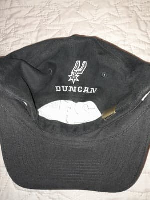 San Antonio Spurs Tim Duncan Cap Hat The Big Fundamental 21 MVP '02'03 NBA Champ - Thumbnail 12