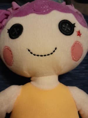 LalaLoopsy Build-A-Bear BABW 20” Peanut Big Top Doll Toy Plush Curls Stripe Legs - Thumbnail 2