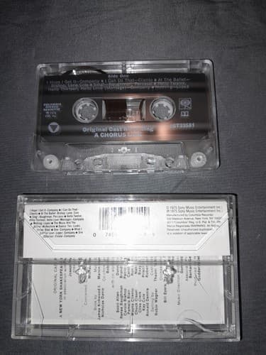 A Chorus Line Cassette Tape (1975) Soundtrack – Original Broadway Cast Recording - Thumbnail 2