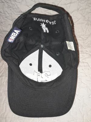 San Antonio Spurs Tim Duncan Cap Hat The Big Fundamental 21 MVP '02'03 NBA Champ - Thumbnail 9