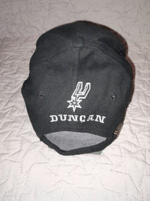 San Antonio Spurs Tim Duncan Cap Hat The Big Fundamental 21 MVP '02'03 NBA Champ - Thumbnail 6