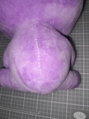 Lankybox Smiling One Tooth FOXY 8” Plush Soft Purple Embroidered Face HTF - Thumbnail 4