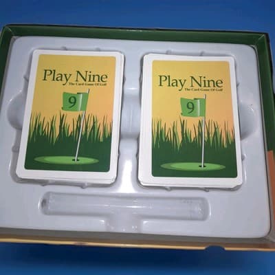 Play Nine The Card Game of Golf New in Box Complete Great for Golfing Family Fun - Thumbnail 7