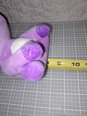 Lankybox Smiling One Tooth FOXY 8” Plush Soft Purple Embroidered Face HTF - Thumbnail 8