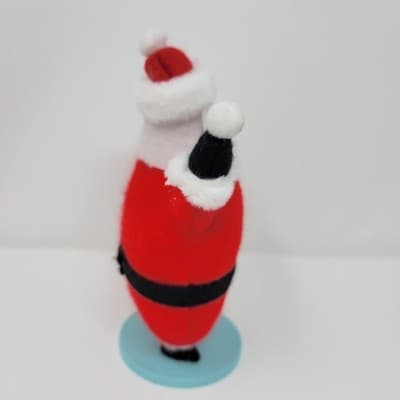 WONDERSHOP Santa Christmas Figurine Red Felt Decor Target 6in Throwing Snowballs - Thumbnail 7