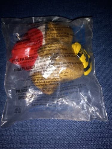 2006 Build A Bear McDonalds Happy Meal Toy Bearemy As Firefighter #1 - Thumbnail 3
