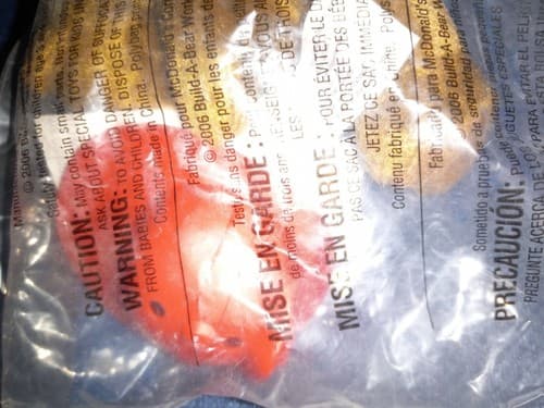 2006 Build A Bear McDonalds Happy Meal Toy Bearemy As Firefighter #1 - Thumbnail 4