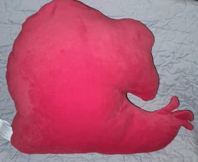 Disney Store Princess Ariel Little Mermaid Face Large Pillow No bow 13" Large - Thumbnail 3