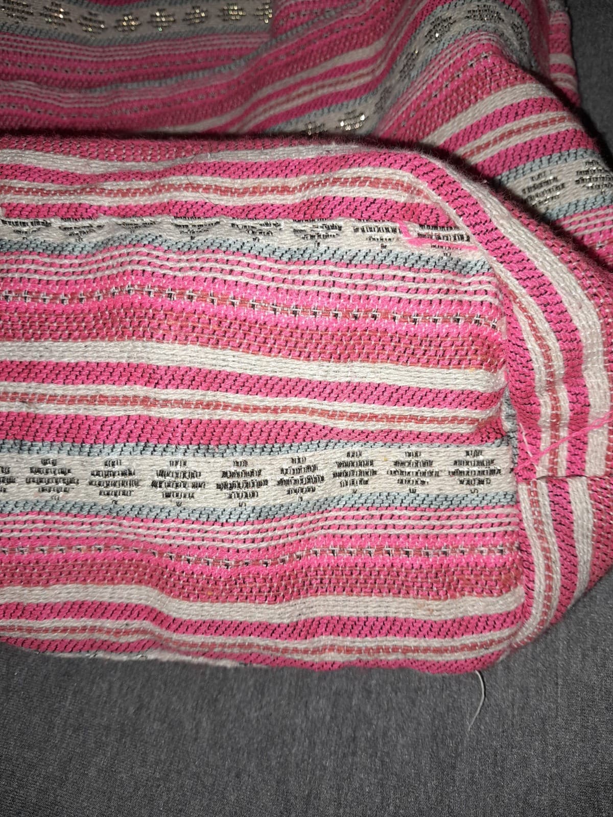 Time and Tru Women's Tote Lined Bag Large Multicolor 1 Inner & 2 Outside Pockets - Thumbnail 10