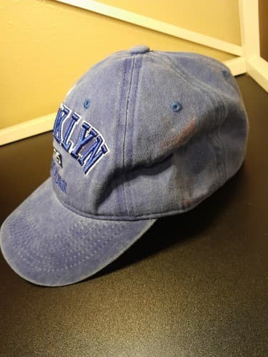 Brooklyn 1625 New York Hat Cap Strap Back Blue Denim Look Cotton Medium Adjustab - Thumbnail 2