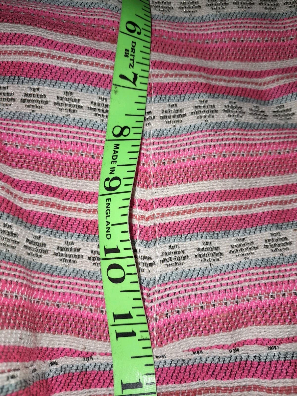 Time and Tru Women's Tote Lined Bag Large Multicolor 1 Inner & 2 Outside Pockets - Thumbnail 12