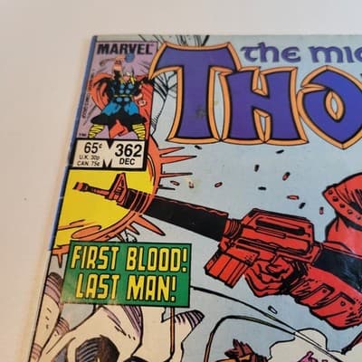 Thor #362 Death of Skurge Last Stand Executioner Key Issue 1985 Marvel Comic - Thumbnail 6