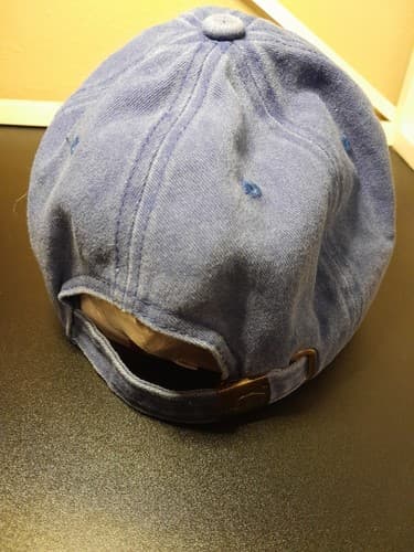 Brooklyn 1625 New York Hat Cap Strap Back Blue Denim Look Cotton Medium Adjustab - Thumbnail 3