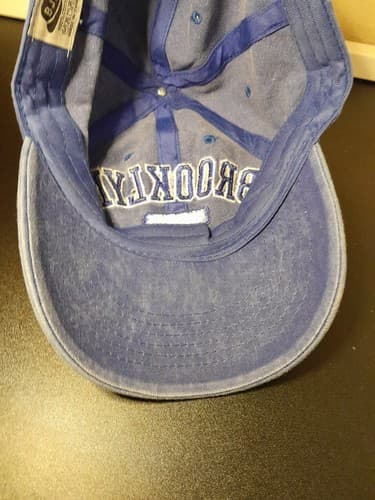 Brooklyn 1625 New York Hat Cap Strap Back Blue Denim Look Cotton Medium Adjustab - Thumbnail 7