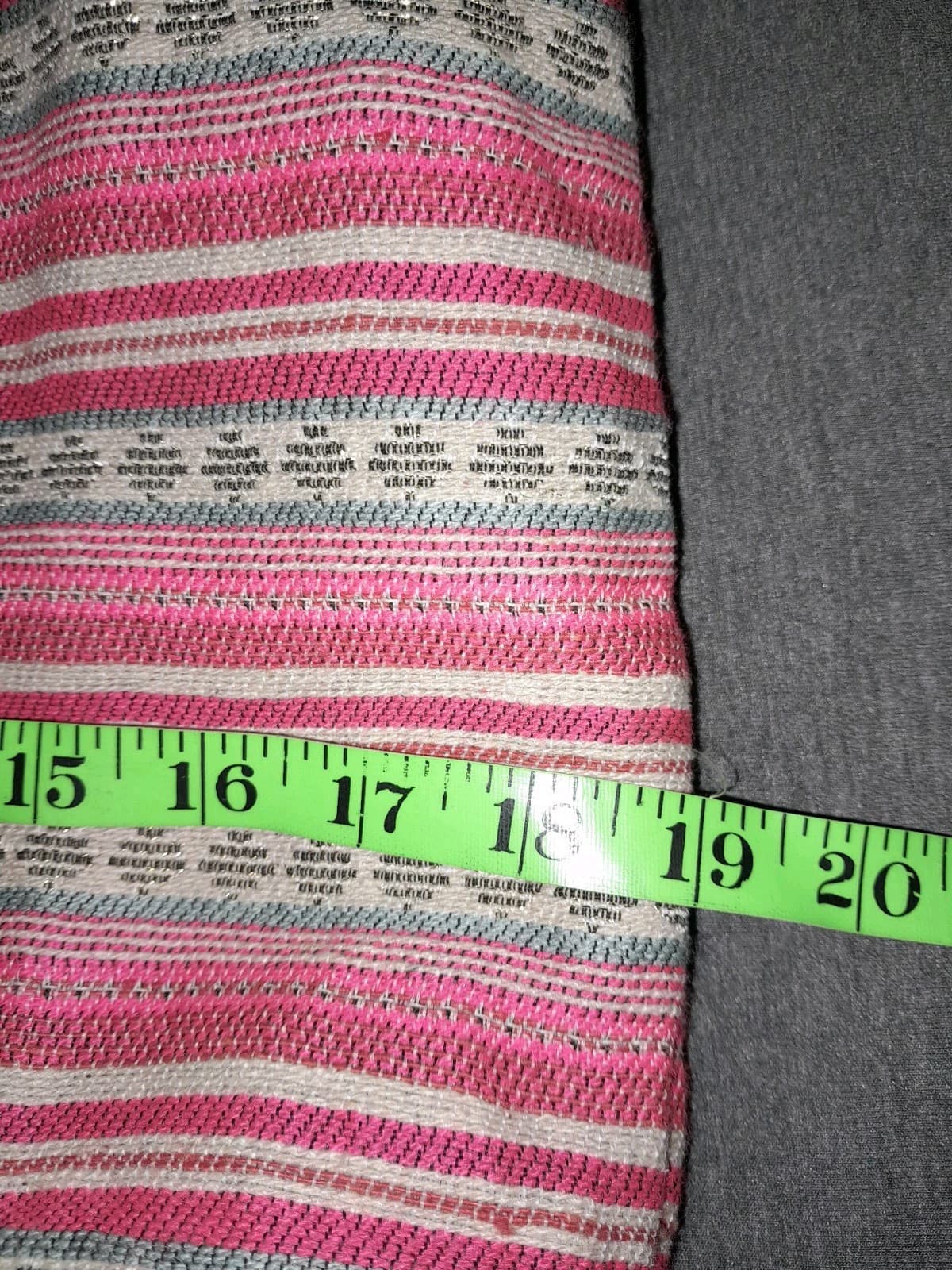 Time and Tru Women's Tote Lined Bag Large Multicolor 1 Inner & 2 Outside Pockets - Thumbnail 11