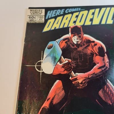 Daredevil #193 VF+ Marvel 1983 Larry Hama Story Bitsys Revenge Klaus Janson Art - Thumbnail 5