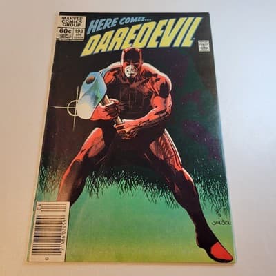Daredevil #193 VF+ Marvel 1983 Larry Hama Story Bitsys Revenge Klaus Janson Art - Thumbnail 2