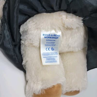 BUILD A BEAR Batgirl Teddy Bear Plush Cream Happy Hugs DC Comics Cape Tutu 15" - Thumbnail 9