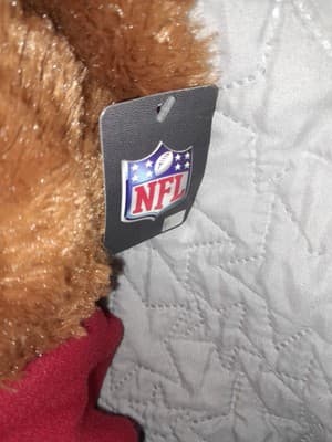 20" NFL Plush Bear Kansas City Chiefs Property of the Chiefs XXL Red Hoodie NWT - Thumbnail 5