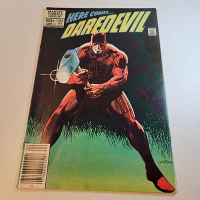 Daredevil #193 VF+ Marvel 1983 Larry Hama Story Bitsys Revenge Klaus Janson Art - Image 1