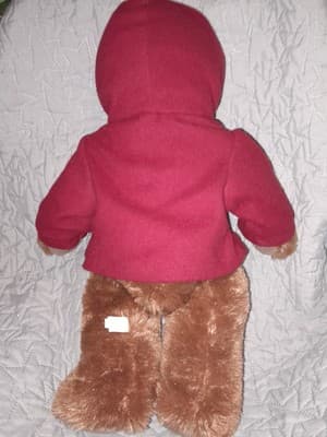 20" NFL Plush Bear Kansas City Chiefs Property of the Chiefs XXL Red Hoodie NWT - Thumbnail 11