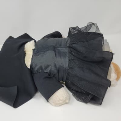 BUILD A BEAR Batgirl Teddy Bear Plush Cream Happy Hugs DC Comics Cape Tutu 15" - Thumbnail 7