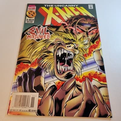 Uncanny X-MEN #326 1995 Gambit vs. Sabretooth Evil Natures Story | Minor Key - Thumbnail 2