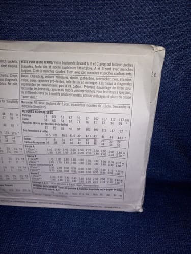 Simplicity 9443 4-Hour Tailored Blazer Pattern 18-24 Vintage 90s Uncut - Thumbnail 4