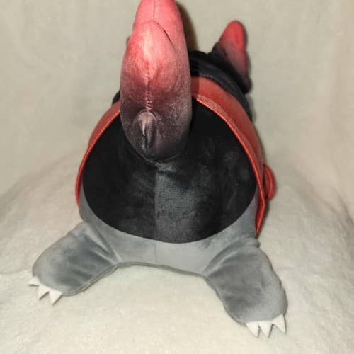 Aphmau MeeMeows Vampire Cat Plush Black Gray Red Cape Halloween Stuffed Animal - Thumbnail 7