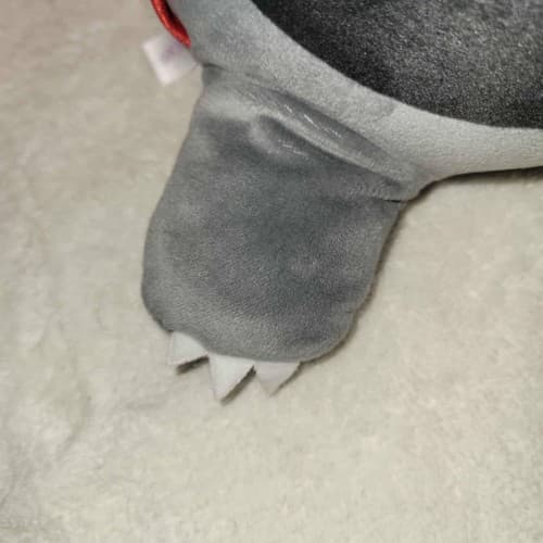 Aphmau MeeMeows Vampire Cat Plush Black Gray Red Cape Halloween Stuffed Animal - Thumbnail 9
