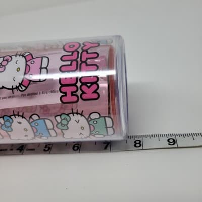 SILVER BUFFALO Sanrio Hello Kitty Expressions Cold Cup Pink Clear Plastic Straw - Thumbnail 8
