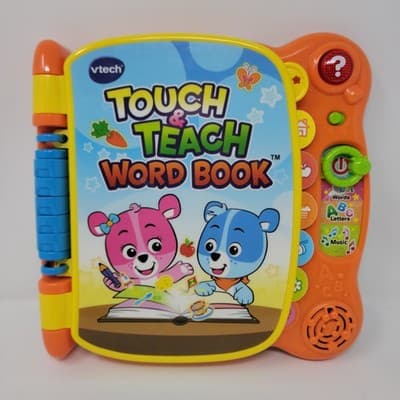 VTech Touch & Teach Word Book Interactive Learning Toy ABC Letters Music Sounds - Image 1