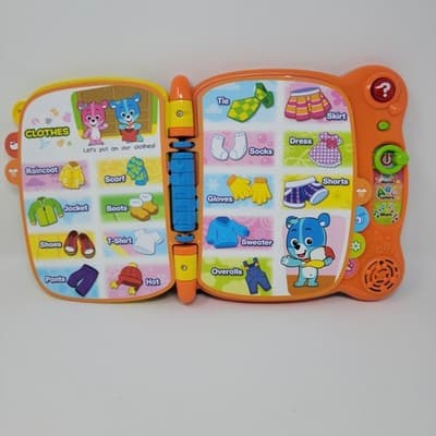 VTech Touch & Teach Word Book Interactive Learning Toy ABC Letters Music Sounds - Thumbnail 5