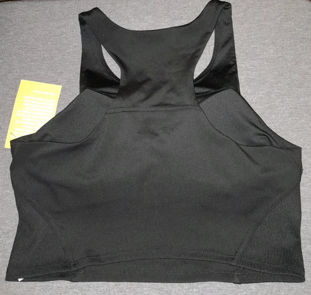 Avia Performance Seamless Sports Bra Black Size Large 12-14 New With Tags - Thumbnail 2