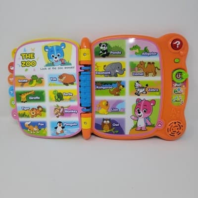 VTech Touch & Teach Word Book Interactive Learning Toy ABC Letters Music Sounds - Thumbnail 8