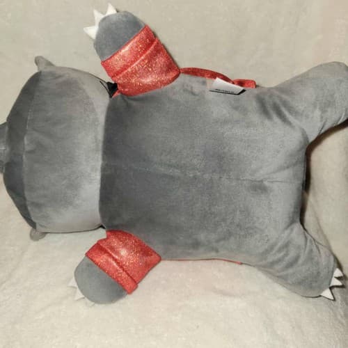 Aphmau MeeMeows Vampire Cat Plush Black Gray Red Cape Halloween Stuffed Animal - Thumbnail 4
