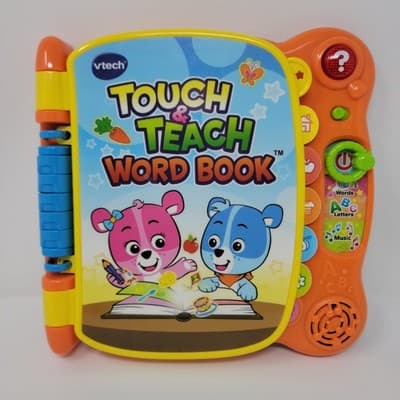VTech Touch & Teach Word Book Interactive Learning Toy ABC Letters Music Sounds - Thumbnail 2