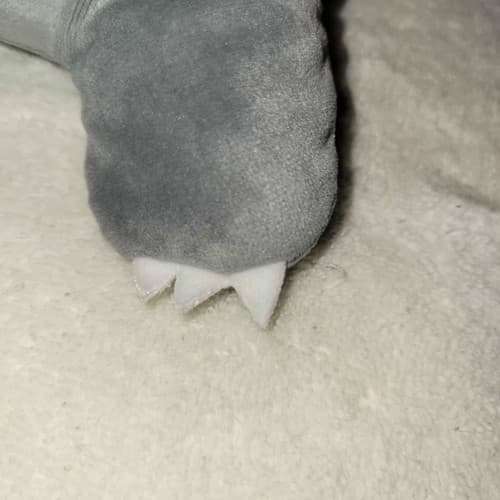 Aphmau MeeMeows Vampire Cat Plush Black Gray Red Cape Halloween Stuffed Animal - Thumbnail 10