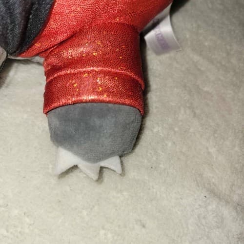 Aphmau MeeMeows Vampire Cat Plush Black Gray Red Cape Halloween Stuffed Animal - Thumbnail 8