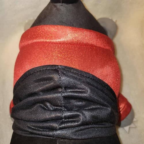 Aphmau MeeMeows Vampire Cat Plush Black Gray Red Cape Halloween Stuffed Animal - Thumbnail 12