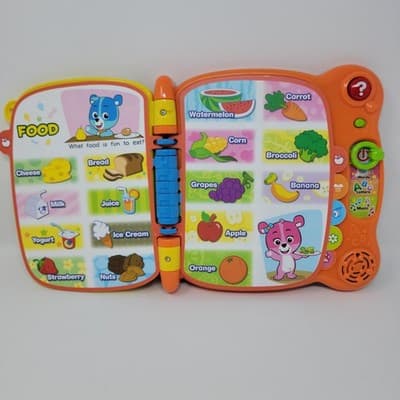 VTech Touch & Teach Word Book Interactive Learning Toy ABC Letters Music Sounds - Thumbnail 4