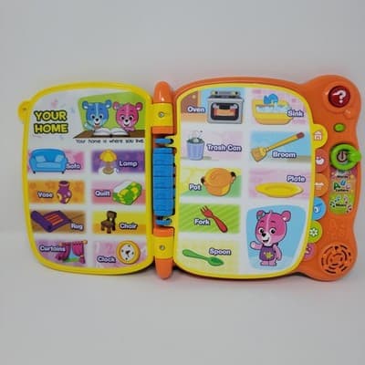 VTech Touch & Teach Word Book Interactive Learning Toy ABC Letters Music Sounds - Thumbnail 3