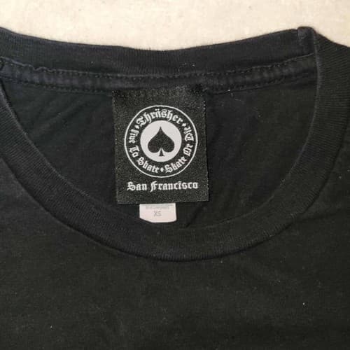Thrasher Magazine Flame Logo T-Shirt Black XS Skateboard Skatewear Streetwear - Thumbnail 3