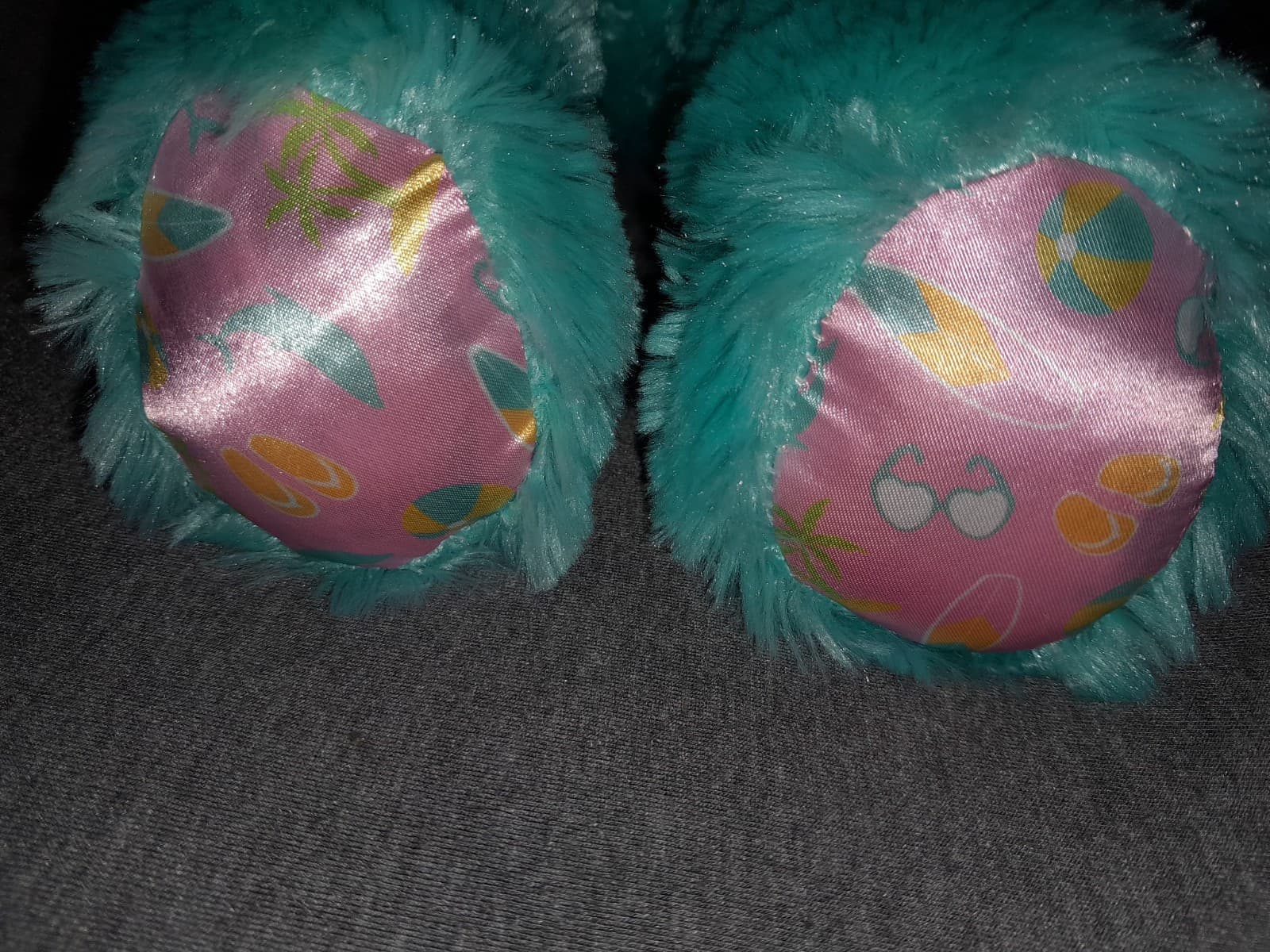 Build A Bear BEACH BUNNY Summer Ocean Vibes Green Plush Stuffed Animal Pink Ears - Thumbnail 8
