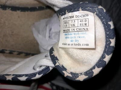 KEDS Original American Flag USA Canvas Patriotic Sneakers Shoes W 10.5 Red Blue - Thumbnail 10
