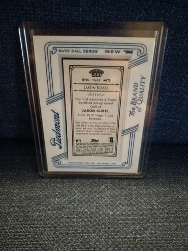 Jason Kubel On-Card Auto 2010 Topps T206 Piedmont Framed Twins Autograph - Thumbnail 2