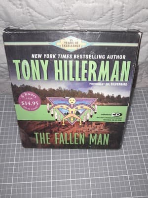 The Fallen Man Audio Book CD, by Tony Hillerman Abridged Bonus Enhanced CD ROM - Image 1